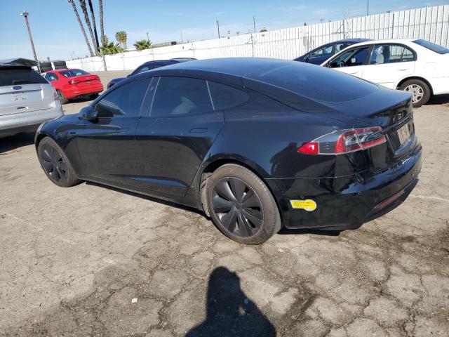 5YJSA1E50NF470067 - 2022 TESLA MODEL S BLACK photo 2
