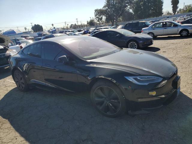5YJSA1E50NF470067 - 2022 TESLA MODEL S BLACK photo 4