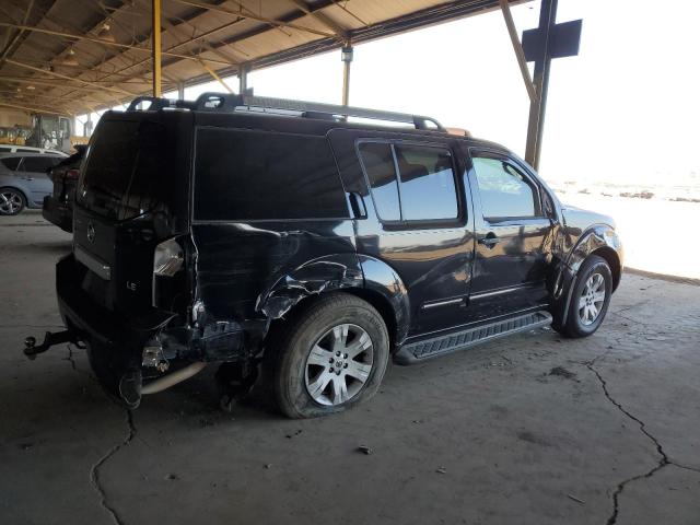 5N1AR18U25C762111 - 2005 NISSAN PATHFINDER LE შავი ფოტო 3