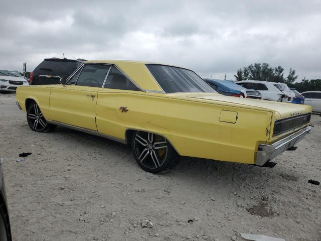WS23L71170139 - 1967 DODGE CHARGER YELLOW photo 2
