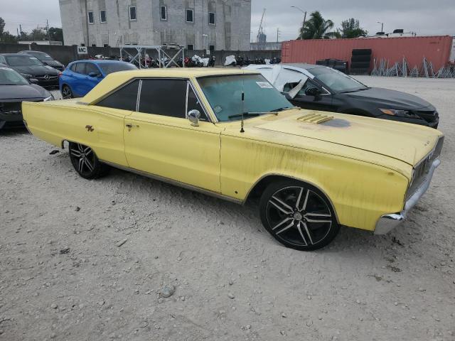 WS23L71170139 - 1967 DODGE CHARGER YELLOW photo 4