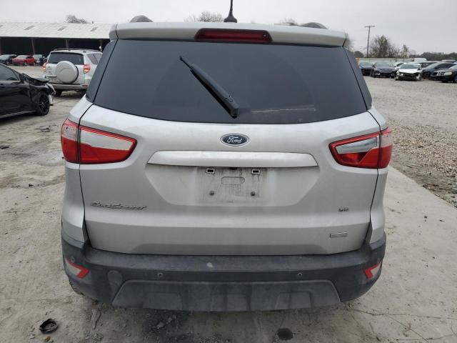 MAJ3S2GE6KC280406 - 2019 FORD ECOSPORT SE ვერცხლისფერი ფოტო 6