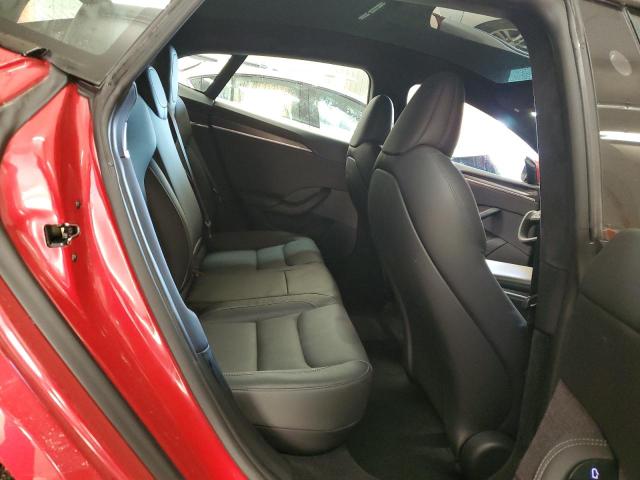 5YJSA1E63MF441220 - 2021 TESLA MODEL S RED photo 10