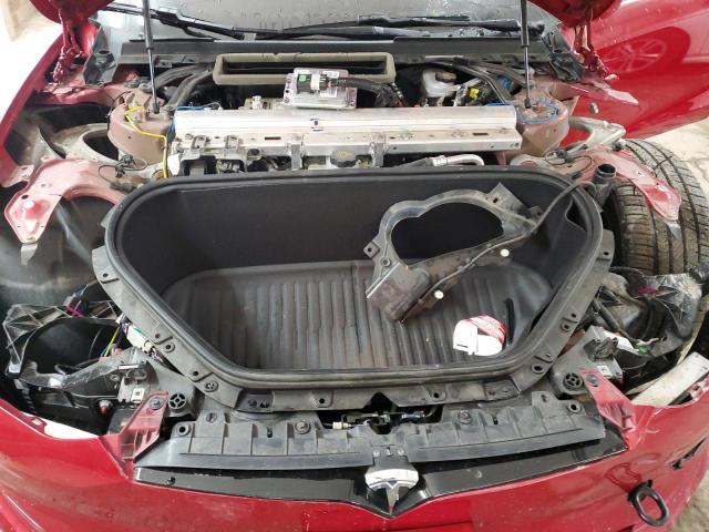 5YJSA1E63MF441220 - 2021 TESLA MODEL S RED photo 11