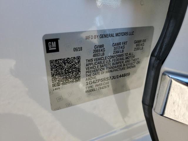 1G4ZP5SS7JU144889 - 2018 BUICK LACROSSE ESSENCE WHITE photo 12