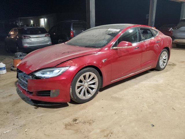 5YJSA1E29GF164073 - 2016 TESLA MODEL S RED photo 1