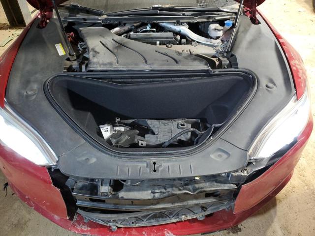 5YJSA1E29GF164073 - 2016 TESLA MODEL S RED photo 12