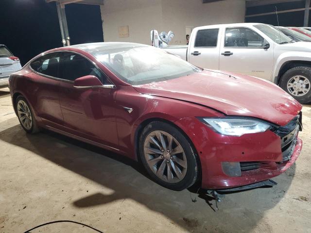 5YJSA1E29GF164073 - 2016 TESLA MODEL S RED photo 4