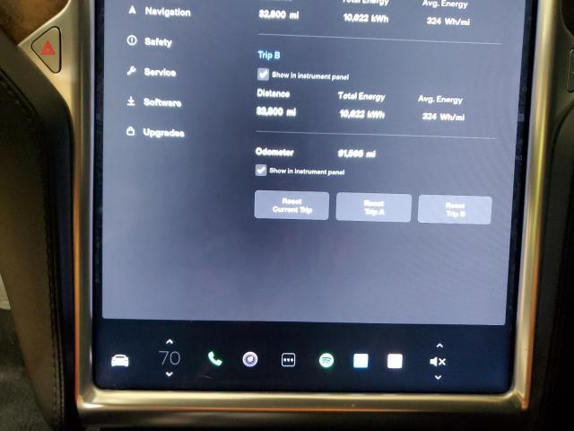 5YJSA1E29GF164073 - 2016 TESLA MODEL S RED photo 9