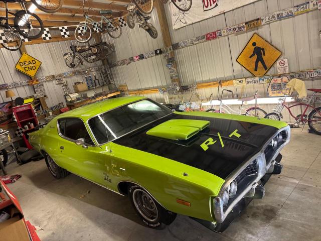 WH23G2G195130 - 1972 DODGE CHARGER GREEN photo 1