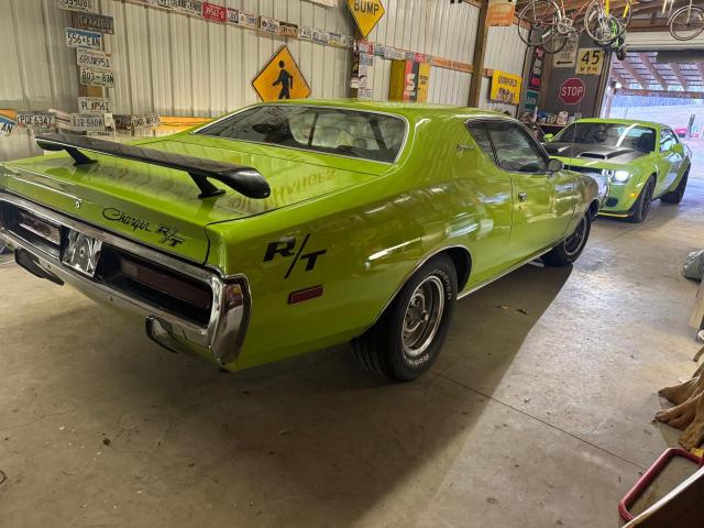 WH23G2G195130 - 1972 DODGE CHARGER GREEN photo 4