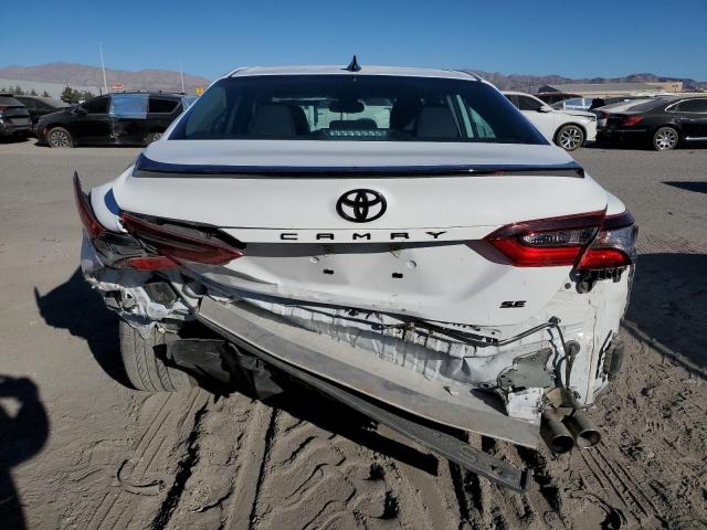 4T1T11AK7PU187428 - 2023 TOYOTA CAMRY SE NIGHT SHADE WHITE photo 6