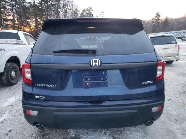 5FNYF8H55LB015082 - 2020 HONDA PASSPORT EXL ლურჯი ფოტო 6