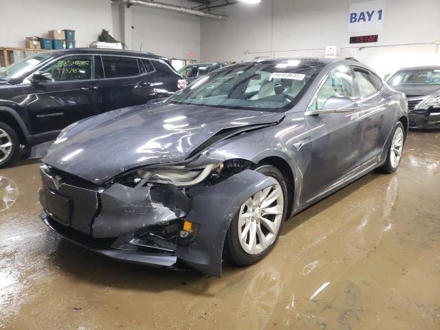 5YJSA1E23JF277962 - 2018 TESLA MODEL S ნაცრისფერი ფოტო 1