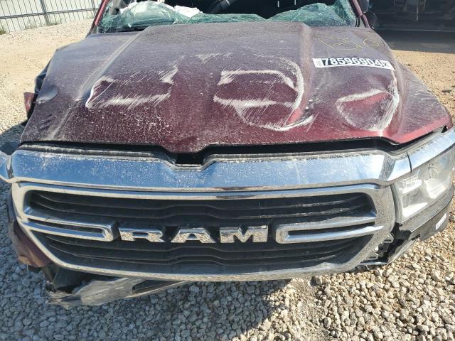 1C6SRFFT7KN577401 - 2019 RAM 1500 BIG HORN/LONE STAR MAROON photo 11