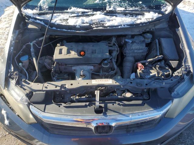2HGFB2F91CH500210 - 2012 HONDA CIVIC EXL ნაცრისფერი ფოტო 11