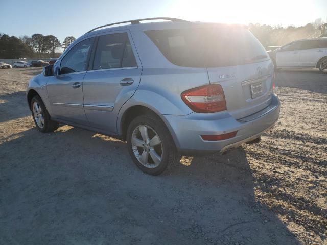 4JGBB8GB7BA684997 - 2011 MERCEDES-BENZ ML 350 4MATIC BLUE photo 2