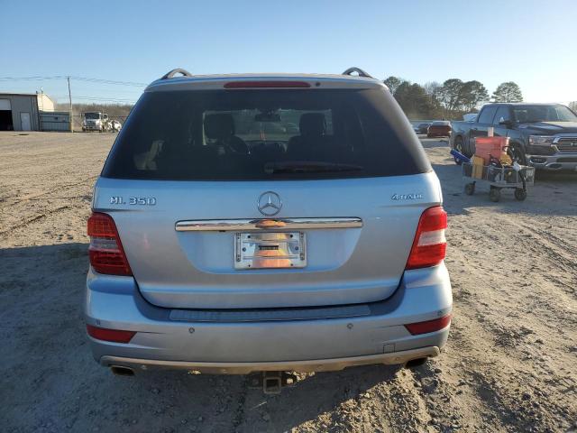 4JGBB8GB7BA684997 - 2011 MERCEDES-BENZ ML 350 4MATIC BLUE photo 6