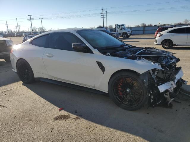 WBS43AZ09RCP58277 - 2024 BMW M4 COMPETITION WHITE photo 4