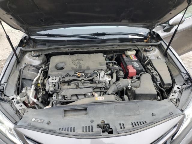 4T1B11HK1JU143434 - 2018 TOYOTA CAMRY L GRAY photo 11