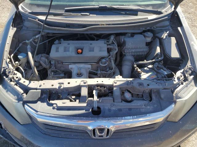 19XFB2F94CE305003 - 2012 HONDA CIVIC EXL ნაცრისფერი ფოტო 11
