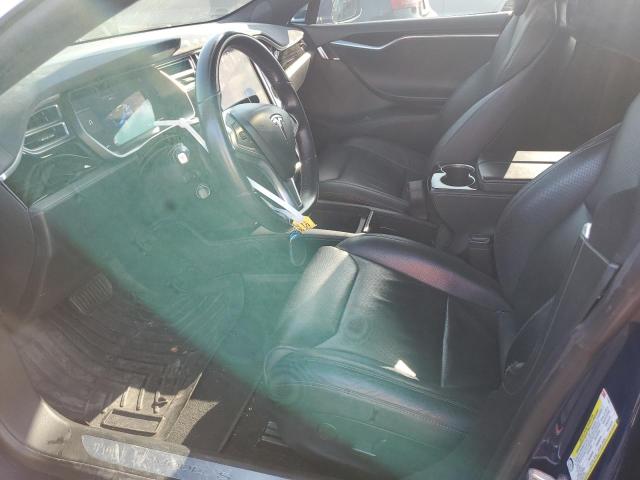 5YJSA1E24GF174901 - 2016 TESLA MODEL S BLUE photo 7