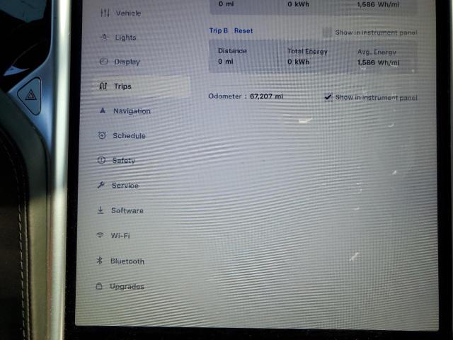 5YJSA1E24GF174901 - 2016 TESLA MODEL S BLUE photo 9