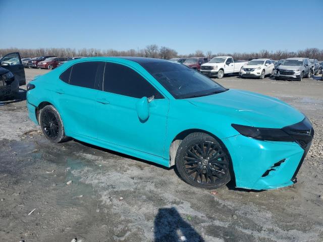 JTNB11HK4J3025111 - 2018 TOYOTA CAMRY L TURQUOISE photo 4