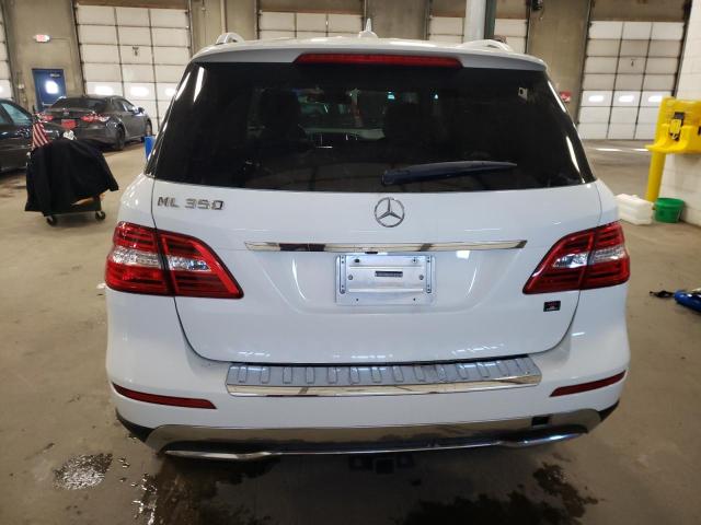 4JGDA5HB0DA157623 - 2013 MERCEDES-BENZ ML 350 4MATIC WHITE photo 6