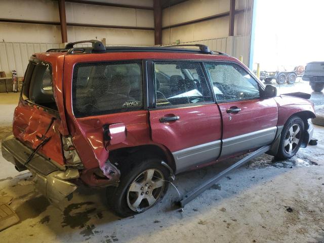 JF1SF6559WH769160 - 1998 SUBARU FORESTER S RED photo 3