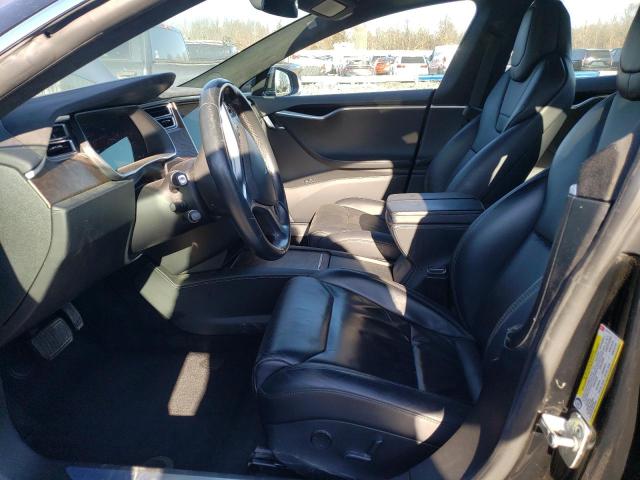 5YJSA1E2XHF204713 - 2017 TESLA MODEL S Սև լուսանկար 7