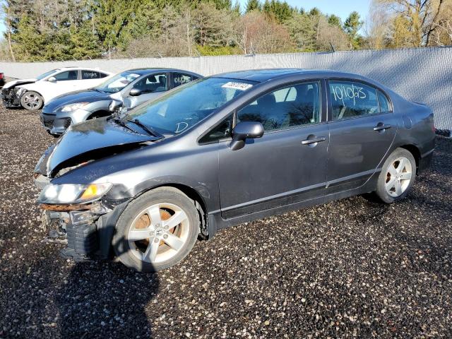 2HGFA1F61AH000855 - 2010 HONDA CIVIC LX-S GRAY photo 1