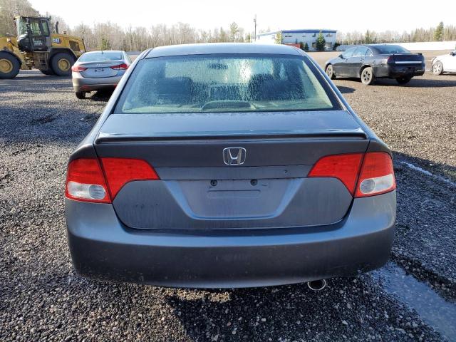 2HGFA1F61AH000855 - 2010 HONDA CIVIC LX-S GRAY photo 6