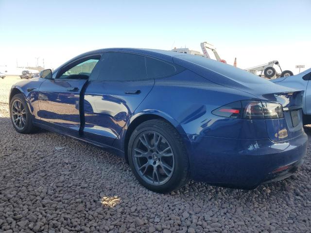 5YJSA1E57PF498760 - 2023 TESLA MODEL S BLUE photo 2