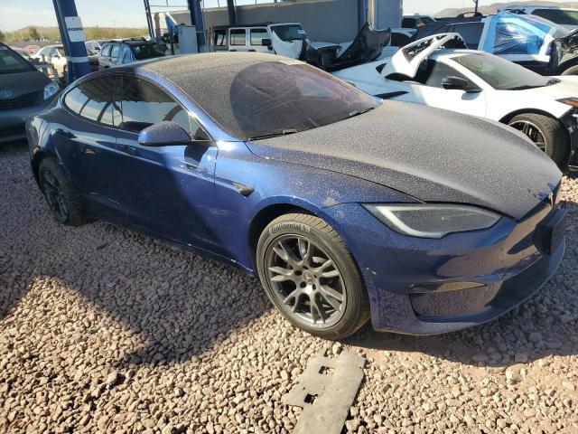 5YJSA1E57PF498760 - 2023 TESLA MODEL S BLUE photo 4