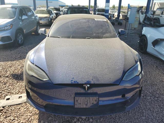 5YJSA1E57PF498760 - 2023 TESLA MODEL S BLUE photo 5