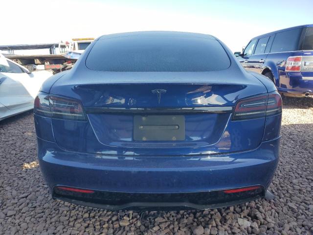 5YJSA1E57PF498760 - 2023 TESLA MODEL S BLUE photo 6