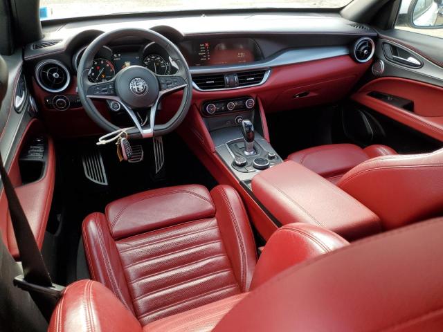 ZASPAKBN6K7C31762 - 2019 ALFA ROMEO STELVIO TI Սպիտակ լուսանկար 8