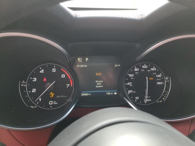 ZASPAKBN6K7C31762 - 2019 ALFA ROMEO STELVIO TI Սպիտակ լուսանկար 9