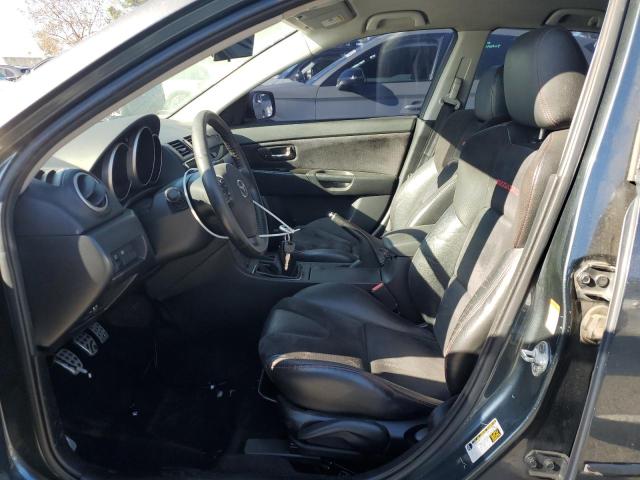 JM1BK34M481157084 - 2008 MAZDA SPEED 3 GRAY photo 7