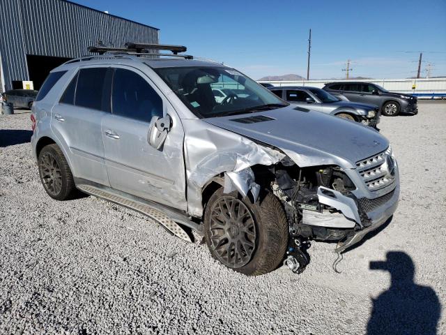 4JGBB8GB1BA721591 - 2011 MERCEDES-BENZ ML 350 4MATIC GRAY photo 4