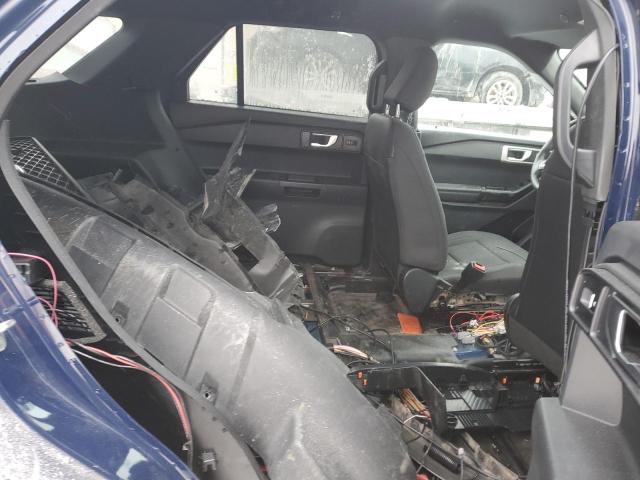 1FM5K8AB3NGC19527 - 2022 FORD EXPLORER POLICE INTERCEPTOR 蓝色 照片 10