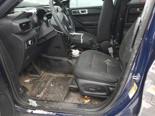 1FM5K8AB3NGC19527 - 2022 FORD EXPLORER POLICE INTERCEPTOR 蓝色 照片 7