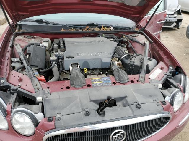 2G4WE537751208742 - 2005 BUICK LACROSSE CXS BURGUNDY photo 11