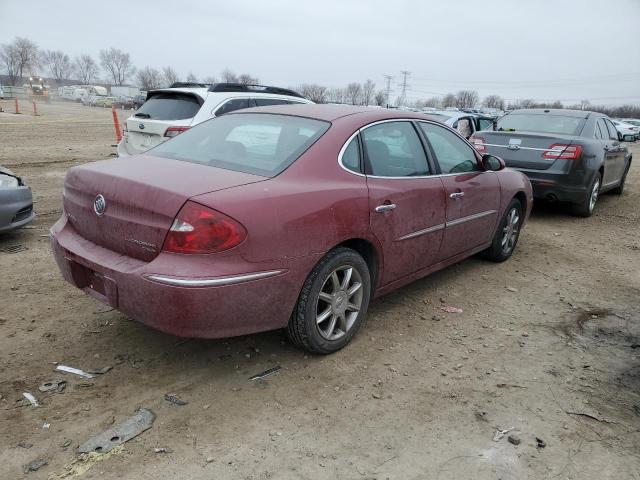 2G4WE537751208742 - 2005 BUICK LACROSSE CXS BURGUNDY photo 3