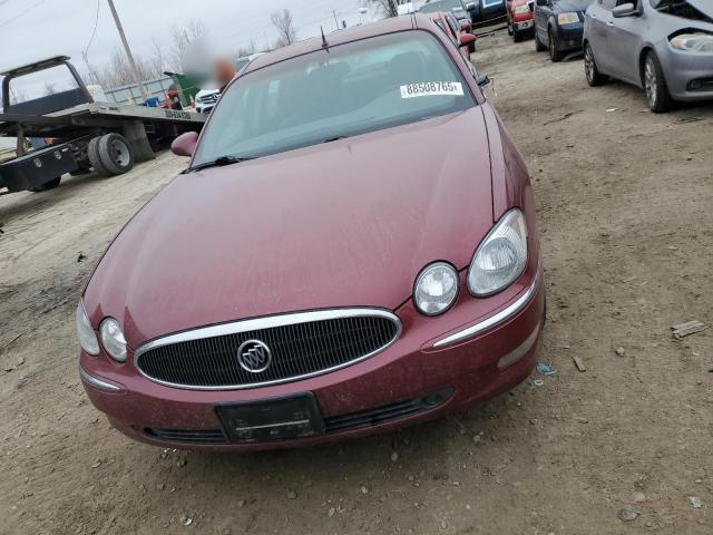 2G4WE537751208742 - 2005 BUICK LACROSSE CXS BURGUNDY photo 5