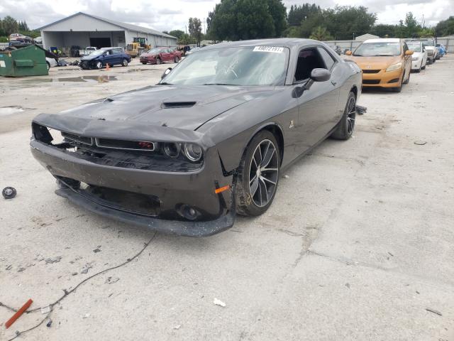 2C3CDZFJ5FH814515 - 2015 DODGE CHALLENGER R/T SCAT PACK GRAY photo 2
