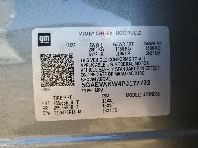 5GAEVAKW4PJ177722 - 2023 BUICK ENCLAVE ESSENCE 石墨色 照片 13