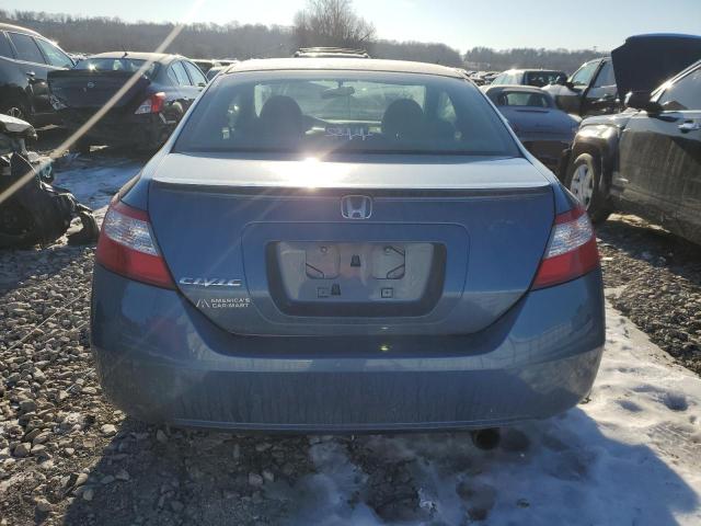 2HGFG12998H578582 - 2008 HONDA CIVIC EXL BLUE photo 6