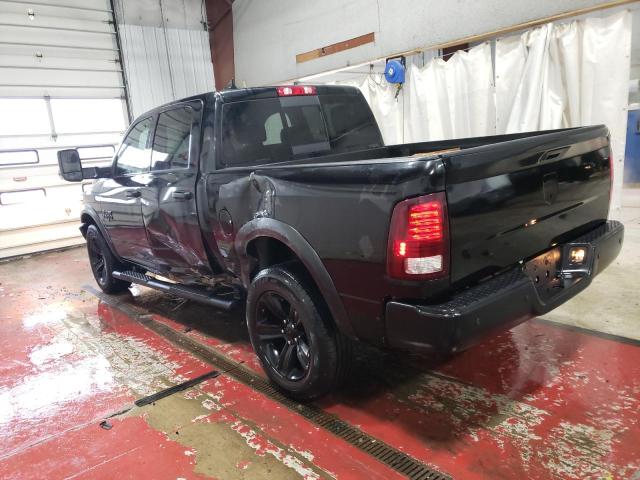 1C6RR7LG9NS192911 - 2022 RAM 1500 CLASS SLT შავი ფოტო 2